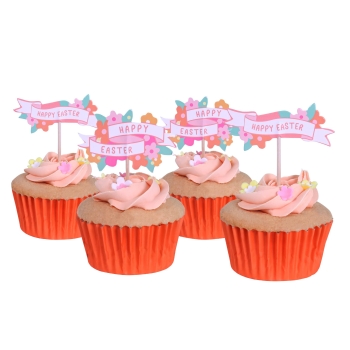 Cupcake Toppers - Happy Easter